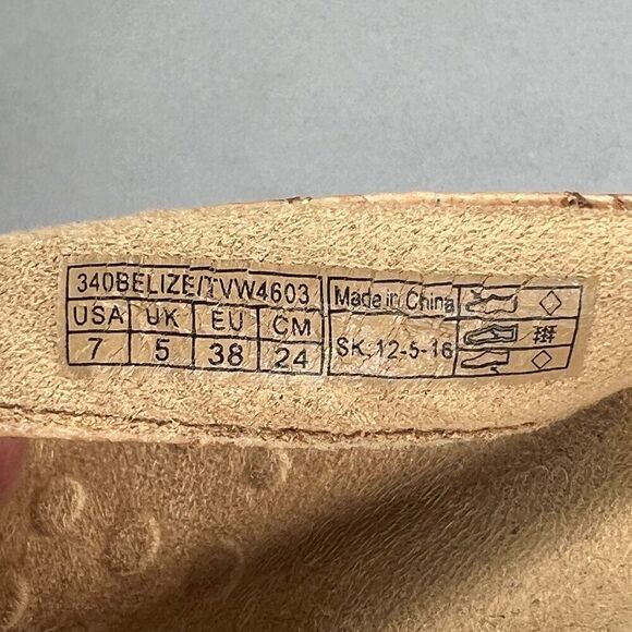 Vionic Belize‎ Sandals Women's Size 7 Cork Gold Chain Sequin Comfort Flip Flops - Picture 11 of 11